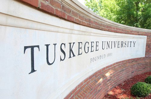 Tuskegee University signage