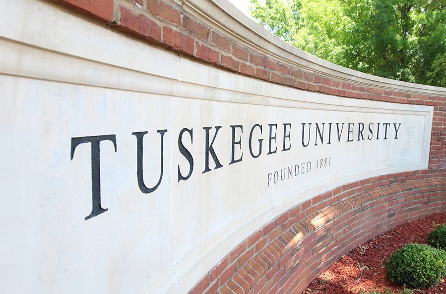 Tuskegee University signage