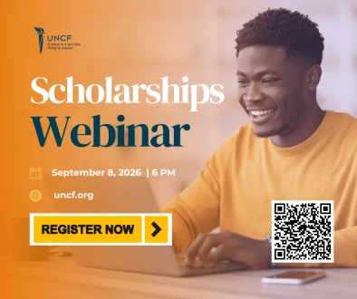 UNCF scholarship webinar 2026-2027