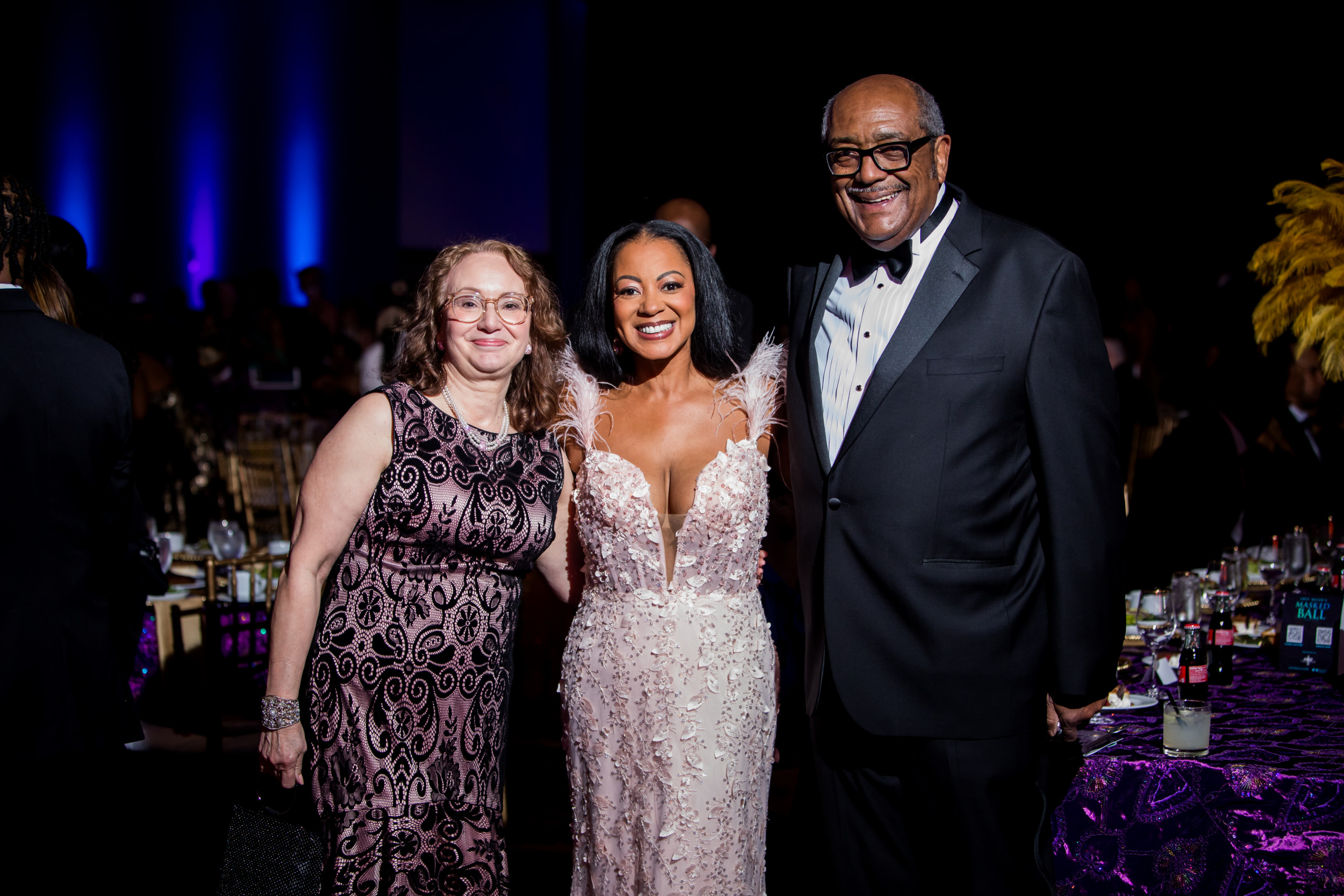 three event attendees