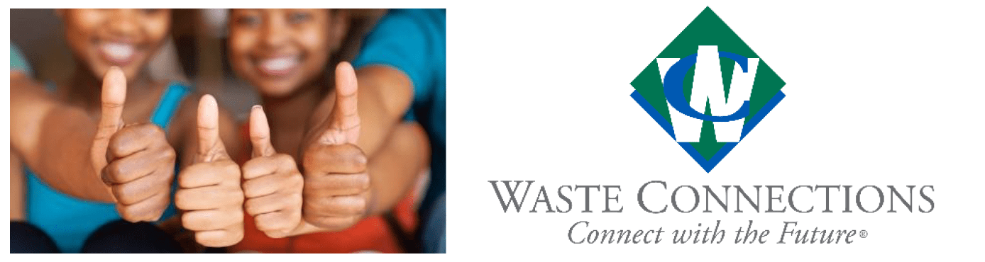 Thank you to Waste Connections photo header
