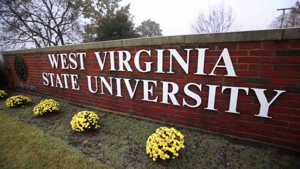 West Virginia State University sign