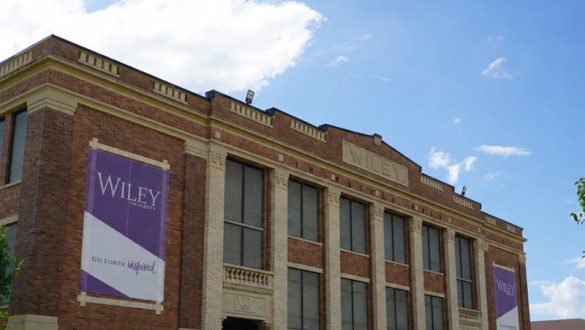 Building on Wiley College campus