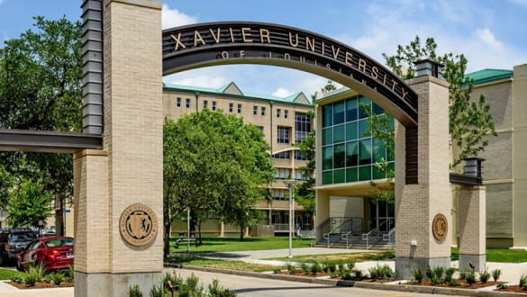 Xavier University sign