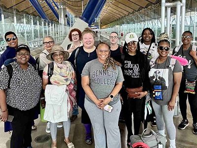 Bennett College students group photo