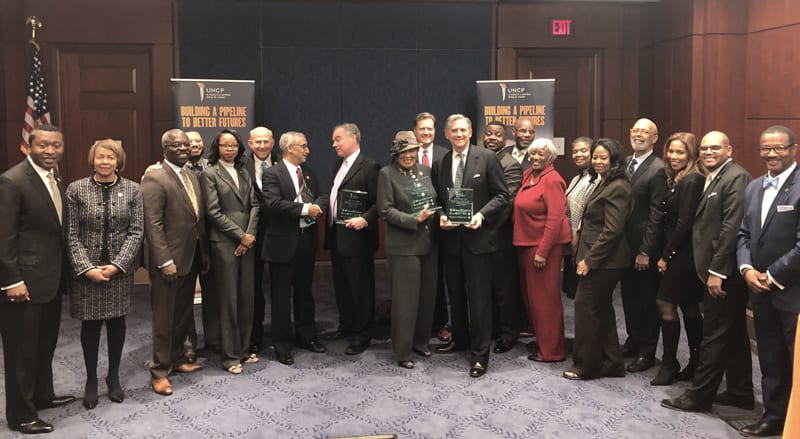 Group shot of UNCF congressional awardees