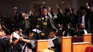 EWC grads in chapel