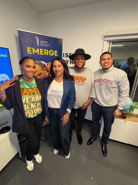 Representatives from UNCF, Florida A&M (FAMU), Virginia State University and Morehouse College provided resources to graduating seniors at UNCF's EMERGE College and Career Readiness Initiative workshop at YMCAs in Los Angeles, CA.
