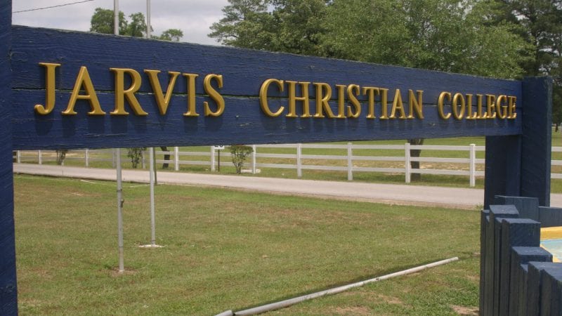 Jarvis Christian College sign
