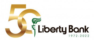 Liberty Bank 50th Anniversary logo