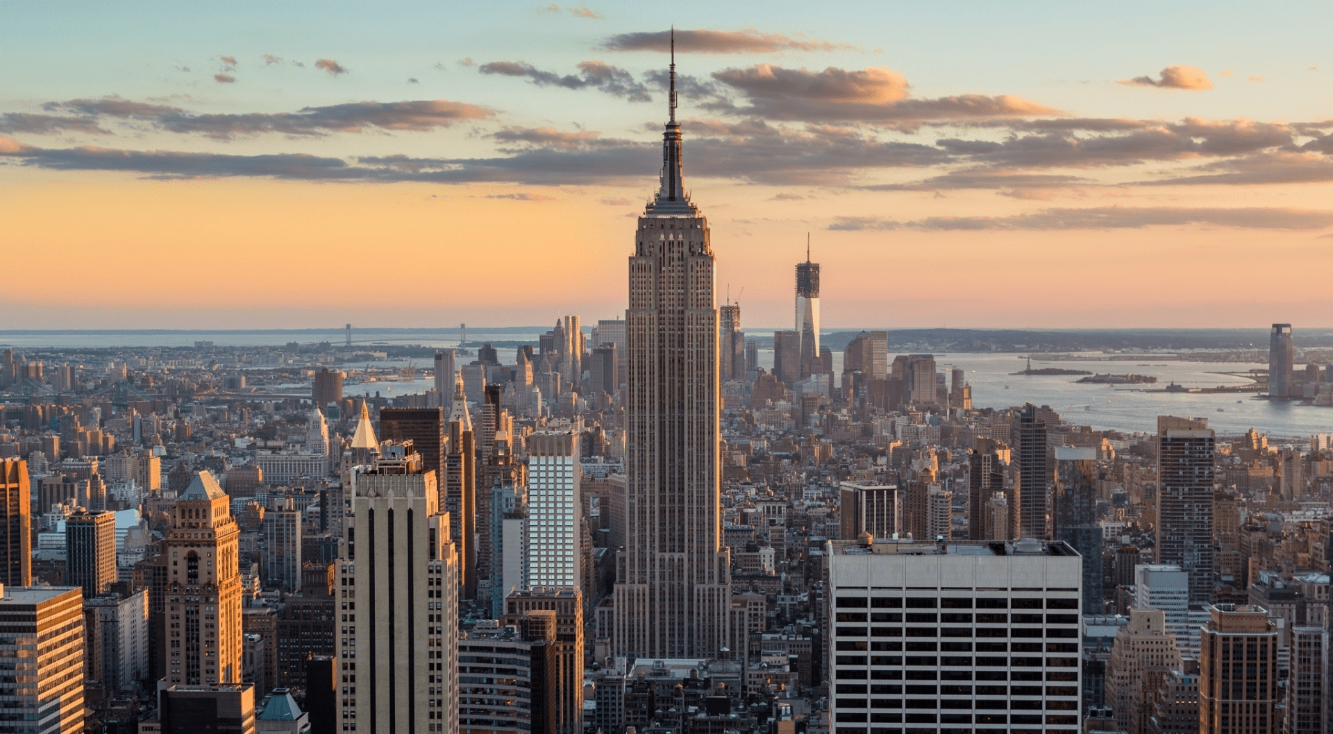 Skyline of city of New York