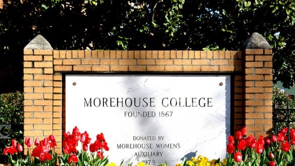 Morehouse College sign