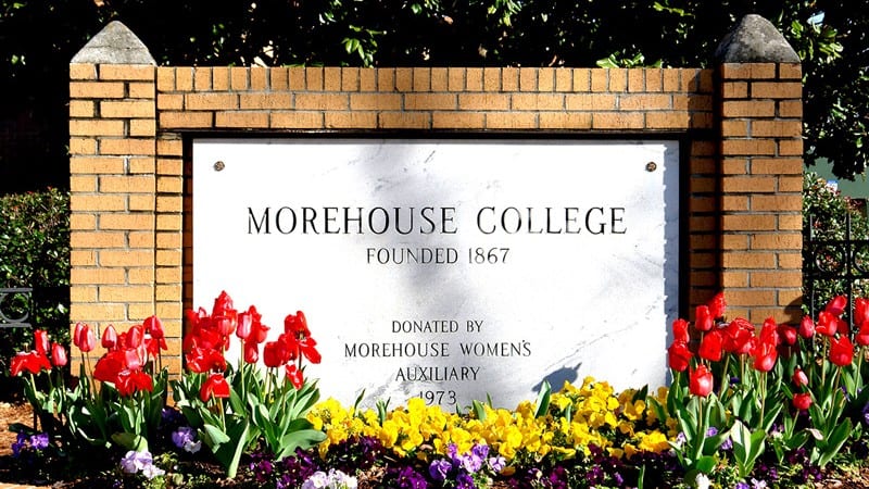 Morehouse College sign
