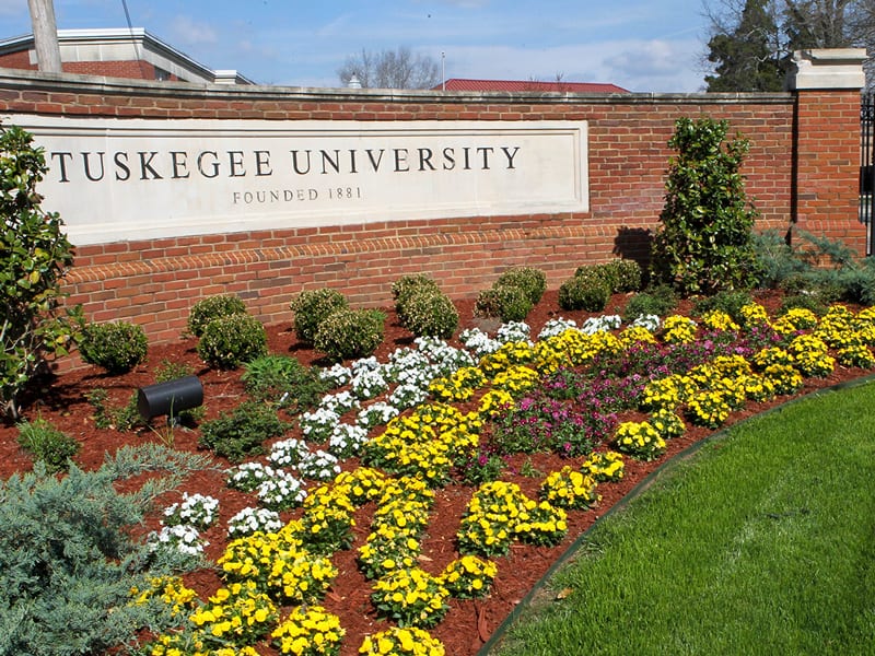 Tuskegee University sign
