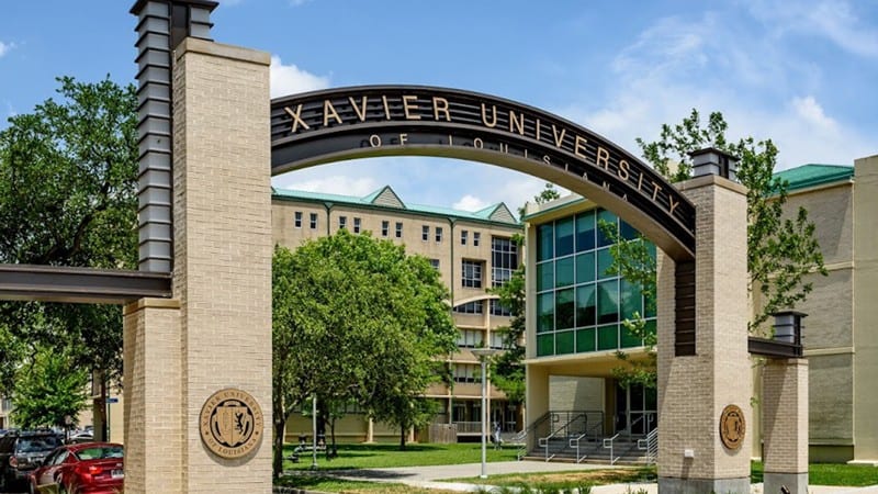 Xavier University sign