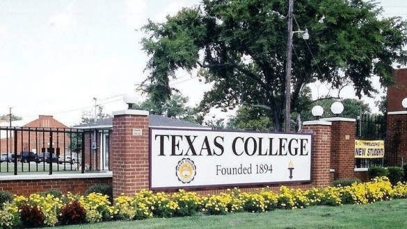 Texas College sign