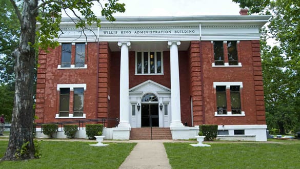 Exterior of Willis King Admin building