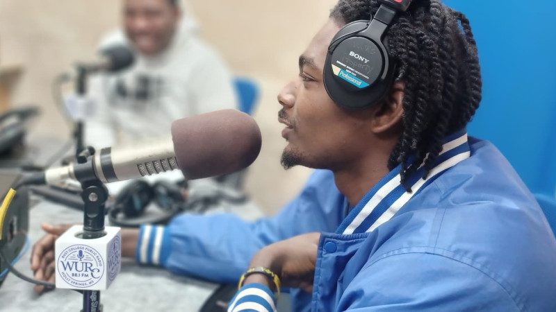 Students running WURC 88.1 FM at Rust College. Photo from wurcfm.org.