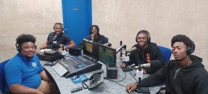 Students running WURC 88.1 FM at Rust College. Photo from wurcfm.org.